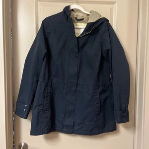 eddie bauer shell coat XL